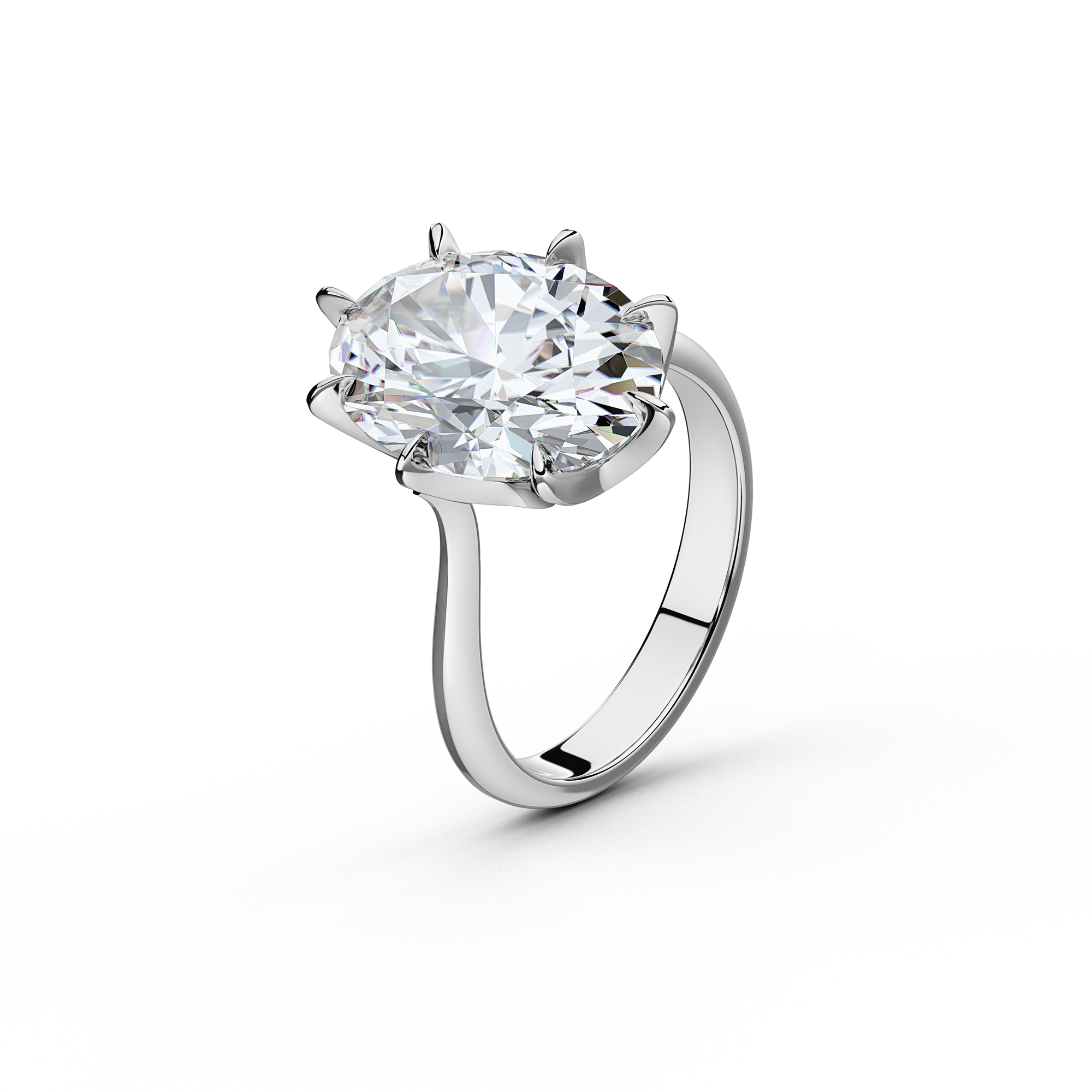 8 prong engagement deals ring